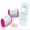 Colourbat x40 Sweet Rolls Personalised Baby Shower Sweets Mini Love Hearts Party Favours for Guests Suitable for Vegetarians Vegans Halal B28 view 1