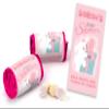 Colourbat x40 Sweet Rolls Personalised Baby Shower Sweets Mini Love Hearts Party Favours for Guests Suitable for Vegetarians Vegans Halal b33 Girl Elephant view 1