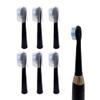 xcivi 6-Pack Replacement Toothbrush Heads for Fairywill/FW507/FW508/FW917/FW909/FW949/FW958/FW507B/FW908/FW610/FW659/FW719/FW910/KIPOZI/Dnsly/Sboly Sonic Electric Toothbrush (Black) view 1