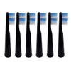 xcivi 6-Pack Replacement Toothbrush Heads for Fairywill/FW507/FW508/FW917/FW909/FW949/FW958/FW507B/FW908/FW610/FW659/FW719/FW910/KIPOZI/Dnsly/Sboly Sonic Electric Toothbrush (Black) view 4
