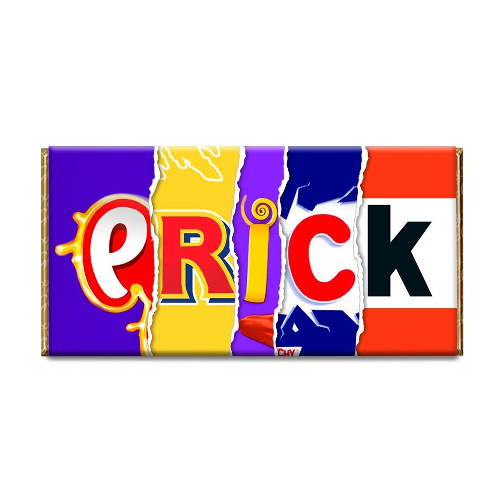 Rude Novelty Chocolate Bar Wrapper Lovely Gift Present for Birthday Valentine #122 (with chocolate)