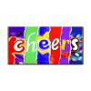 Cheers Novelty Chocolate Bar Wrapper Lovely Gift Present for Birthday Valentine #133 (with chocolate) view 1
