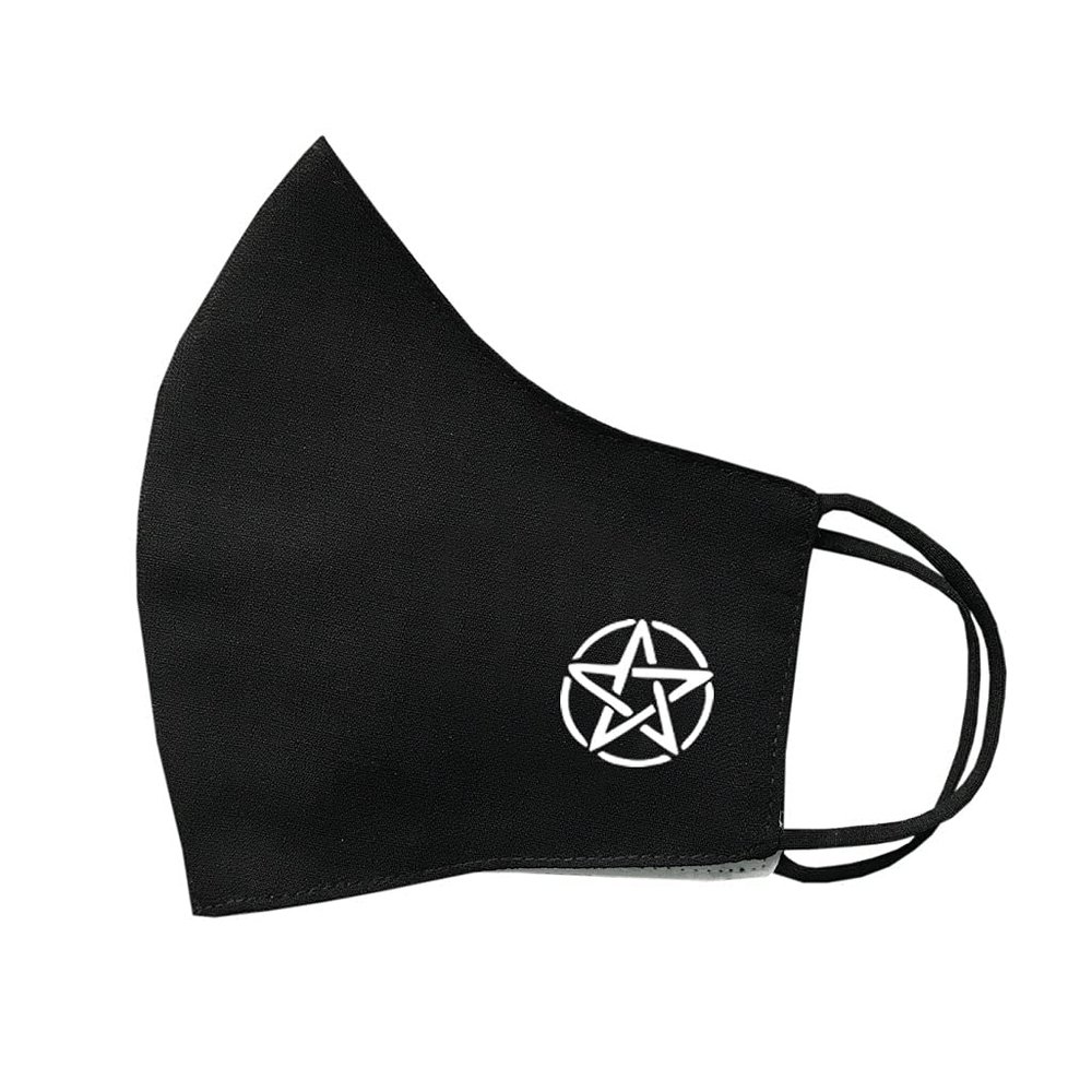 inking house Witchcraft Mask Protective Covering Washable Reusable Breathable pentacle Witch Pentagram