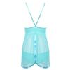 Sexy Costumes for Women Sexy Women Lingerie Lace Night Dress Sleepwear Nightgown Deep See Through Sexy Sheer Lingerie-Light Green_L view 4
