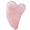 1PCS Gua Sha, Jade Stone Gua Sha Massage Tool, Guasha Tool for Face and Body Skin Massage, Suitable for Toxins Prevents Wrinkles for SPA Acupuncture, Therapy Trigger Point Treatment (Pink) view 1