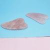 1PCS Gua Sha, Jade Stone Gua Sha Massage Tool, Guasha Tool for Face and Body Skin Massage, Suitable for Toxins Prevents Wrinkles for SPA Acupuncture, Therapy Trigger Point Treatment (Pink) view 4