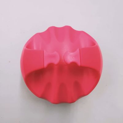 1Pcs Red Scalp Massager Shampoo Brush with Soft & Flexible Silicone Bristles for Hair Care and Head Relaxation, Ergonomic Scalp Scrubber/Exfoliator for Dandruff Removal and Hair Growth