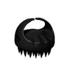 1Pcs Black Scalp Massager Shampoo Brush with Soft & Flexible Silicone Bristles for Hair Care and Head Relaxation, Ergonomic Scalp Scrubber/Exfoliator for Dandruff Removal and Hair Growth view 1