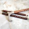 Silver & Brown Victorian Handle Walking Spiral Stick Brass Wooden Brass Victorian Head Walking Stick Canes Handle Hiking Gift view 4
