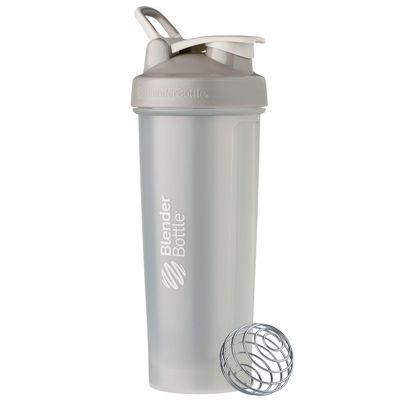 BlenderBottle Classic V2 Shaker Bottle Perfect for Protein Shakes and Pre Workout, 32-Ounce, Pebble Grey