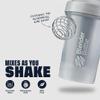 BlenderBottle Classic V2 Shaker Bottle Perfect for Protein Shakes and Pre Workout, 32-Ounce, Pebble Grey view 3
