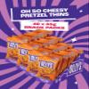 Olly's Pretzel Thins, Oh So Cheesy, 35g (Pack of 40), Handy Snack Pouches, Healthy Plant-Based Vegan Snacks for Dipping, Low Calorie Snacks, Low Fat, Source of Fibre, No Preservatives view 3