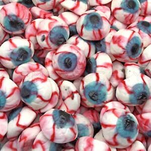 Halloween Pick N Mix Multi Size Sweets Scary Horror Trick or Treat Sweets Free P&P (Bloody Eyes, 500g)