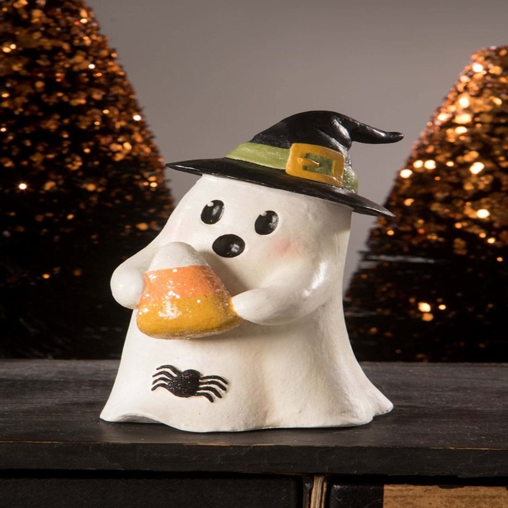 Bethany Lowe Designs Inc. Candy Corn Ghost Gavin Standard