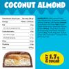 ahead | Keto Chocolate Bars  18 x 35g  Coconut Almond  Low Carb Sugar Free  100% Natural with MCT-Fats  Keto Snacks & Healthy Snacks view 2