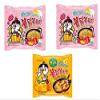 SAMYANG Korean Ramen Buldak Carbo Flavour Spicy Noodles Pack2&Buldak Hot Chicken Cheese Noodles Pack1(Pack of 3) (420Gm) (Imported) Instant Noodles Non-Vegetarian (3X140 Grams)(Combo Pack)