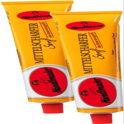 Hndlmaier 2x100 ml German Medium Hot Mustard, Haendlmaier / Germany