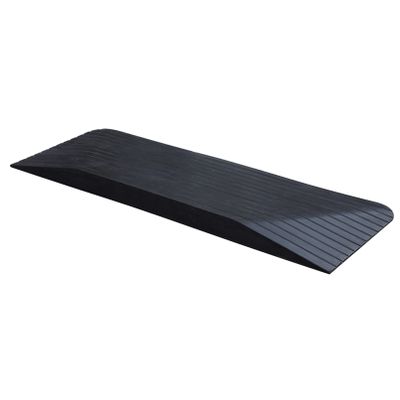 URINGO Wheelchair Ramps, Height Non-Slip Solid Rubber Threshold Ramp for Wheelchairs Door Acess Bathrooms Steps Stairs Curb