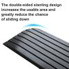 URINGO Wheelchair Ramps, Height Non-Slip Solid Rubber Threshold Ramp for Wheelchairs Door Acess Bathrooms Steps Stairs Curb view 3