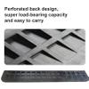 URINGO Wheelchair Ramps, Height Non-Slip Solid Rubber Threshold Ramp for Wheelchairs Door Acess Bathrooms Steps Stairs Curb view 4
