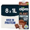 Alpro Chocolate Soya Drink - High Protein - Plant-Based Long Life Dairy Free & Lactose Free Milk Alternative - 1L (Pack of 8) view 1