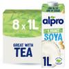 Alpro Soya Light Plant-Based Long Life Drink - Vegan Dairy Free & Lactose Free Milk Alternative - 1L (Pack of 8) view 1