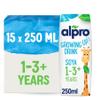 Alpro Soya Growing-Up Plant-Based Long Life Drink, Vegan and Dairy Free, 3 x 250 ml (Pack of 5), Packaging may vary view 1
