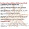 Nature Kitchen Masala Dabba Refill Set Indian Curry Spices 7 Pots, Gluten Free, Vegan Friendly, Coriander, Cumin, Garam Masala, Turmeric, Chilli, Methi, Cardamom for Everyday Cooking view 3