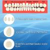 68 Pieces Fake Teeth False Teeth Sets Halloween Complete Acrylic Resin Teeth Denture Dental Teeth Dentures False Teeth False Tooth Kit for Horror Prop DIY Teach Model 6 Sets, 23 A2 view 3