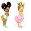Baby puff KM Designs baby girl boy printed Edible Cake Topper (km_babypuff_2) view 1
