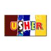 Usher Novelty Chocolate Bar Wrapper Lovely Gift Present for Wedding Marriage #209 (with chocolate) view 1
