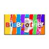 Big Brother Novelty Chocolate Bar Wrapper Lovely Gift Present For Brother Son #215 (without chocolate) view 1
