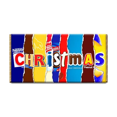 Christmas Novelty Xmas Santa Chocolate Bar Wrapper Lovely Gift Present #211 (without chocolate)