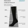 Linghe 4 Pairs Compression Socks for Men Women,Is Best for Football,Travel,Flight,Athletics,Running,Calf Pressur Support. (08, l-xl) view 3