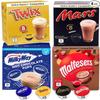 32 Dolce Gusto Hot Chocolate Capsules - Mars, Twix, Milkyway, Maltesers (4 x 8 packs) view 1