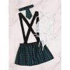 Robe Sets Lace Splice Lingerie for Women Lace Babydoll Sleepwear Boudoir Outfits Plus Size Langeray-Green_XL view 3