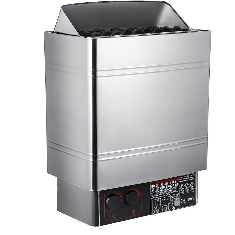 UIGJIOG 6 / 9KW Dry Steam Bath Sauna Heater Stove, Business Sauna Heater 220V / 380V, with Built-in Iconant Roller-Home Spa (except Rock),6KW