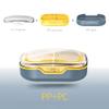 1PC Pill Box, Medicine Organizer for Purse, Daily Vitamin Case 4 Days for Travel, PC+PP Cute Weekly Supplement Capsule Small Container for Pocket, Portable Gummies HolderDark Blue view 4