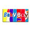 Baby Boy Chocolate Bar Wrapper Novelty Gift Present for New Born Baby Birthday #257 (without chocolate) view 1