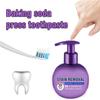 1/2Pcs Soda Whitening Toothpaste, Intensive Stain Removal Gel Toothpaste, More Hygienic and Durable Pump Design Toothpaste, Fresh Breath Oral Care Fight Problem Gums (Passion Fruit) view 3