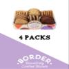 Border Biscuits - Classic Sharing Pack - Premium Cookies - Includes Viennese Whirls, Butterscotch Crunch, Shortbread Rings & Much More - Perfect for Gifting - 400g (Box of 4 packs) view 2