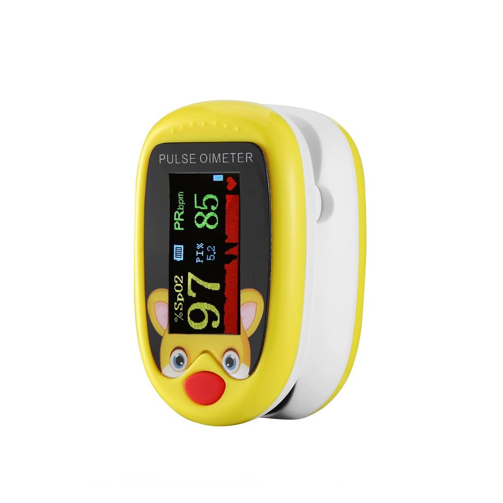 Joyfitness Pediatric SpO2 Blood Oxygen Saturation Monitor, Pulse Oximeter Fingertip, Heart Rate Monitor and SpO2 Levels Portable Pulse Oximeter for Adult Portable OLED Display