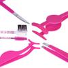 Latest Eyebrow Tweezers Kit 6Pcs, Professional Stainless Steel Brow Fake Eyelashes Clip Tool, Curvel Scissors Trimmer shaper Slant Tweezer Brush Trim Plucking Facial Ingrown Hair Splinter Tick Removal view 4