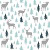 20 Napkins Animal Silhouettes in the Forest Winter Christmas Table Decoration 33 x 33 cm view 1