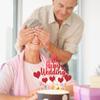 Elicola 40th Anniversary Cake Toppers Ruby Weddding Anniversary Heart Cake Decoration for Celebration Party Supplies view 3