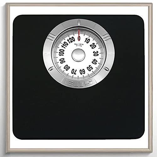 MANY 280lbs. Mechanical Floor Scale, Precision Mechanical Bath Scale, Analog Floor Scale, Sturdy Non-Slip Platform, No Batteries
