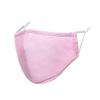 Infallible Inc Reusable Adults Unisex Cotton 3 Layered Face Cover - Washable, Breathable and Adjustable (Baby Pink) view 1