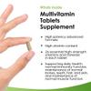 Multivitamin & Minerals - 365 Vegan Multivitamins Tablets (1 Year Supply) with Iron High Strength - 26 Essential Active Multivitamin Tablets for Women & Men A-Z Complete Daily Vitamins UK Made view 2