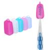 5Packs Toothbrush Cover Caps,Food Grade Silicone Toothbrush Head Covers for Travel, Home, Camping and School view 1