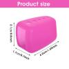 5Packs Toothbrush Cover Caps,Food Grade Silicone Toothbrush Head Covers for Travel, Home, Camping and School view 4